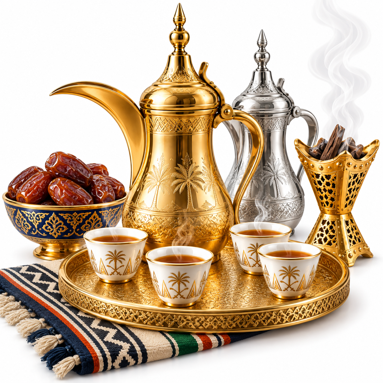 قهوة عربية وضيافة تقليدية